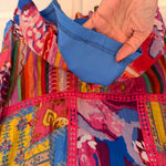 CALESSA S Fiesta Patchwork Print Boho Square Photo 3