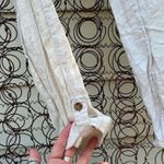 Lands' End Lands’ End 12T Mid Rise Straight Leg Roll Tab Linen Pants Photo 2