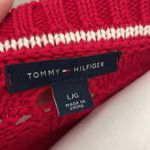 Tommy Hilfiger  Red/Dark Rose Open Knit Crew Neck Sweater - Size Large Photo 4