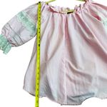 Romeo + Juliet Couture Romeo & Juliet M Couture Off Shoulder Puff Sleeve Blouse Baby Pink Lolita Lace Photo 6