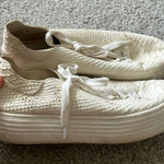 Sam Edelman Pippy Snakeskin-Embossed Leather‎ Platform Sneakers  Sz 8 Photo 0