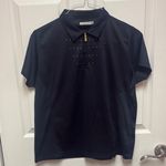Green Lamb Black Polo Shirt Classic Design Size L Photo 0