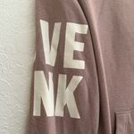 Victoria's Secret Victoria’s Secret Pink Dusty Rose Zip Hoodie Love Pink Logo Women’s Size Small Photo 5