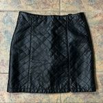 Forever 21 [] quilted leather skirt size small Photo 0