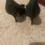 Nina 👠$ 15!Sale  Glittery Black Heels Size 6.5👠Heart ght about 3”👠 Photo 6