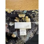 J. Jill‎ Button Down Long Sleeve Tunic Floral Shirt Sz Medium Petite Cottagecore Photo 2