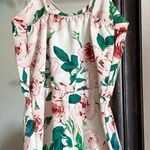 ZARA Peony Floral Romper Easter Spring Summer Vacation Travel Photo 1