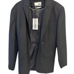 ZARA x Kaia Gerber collaboration black oversized fit blazer BLACK XS NWT Photo 4