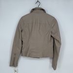 Blank Nyc Life Changer‎ Moto Jacket Womens Small Beige Leather Asymmetrical Zip Tan Photo 1