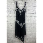 R & M Richards Women's Vintage Boho Whimsygoth Fairy Handkerchief Dress Size 8 Photo 11