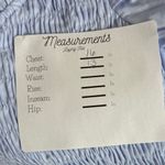 ZARA Smocked Off The Shoulder V Neck Crop Top Ruffle Puff Long Sleeves L Blue Photo 10