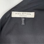 Halston Heritage  Monochrome Asymmetrical Dress Black and White Size 0 Photo 7