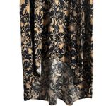 Zero + Maria Cornejo Isie Black Printed Silk High Low V Photo 10
