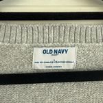 Gap NWT Old Navy Gray V-Neck Fitted Long Sleeve Sweater Dress Size Large Photo 3