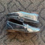 ALDO  Astawia Leather Bit Silver Metallic Loafers Photo 2