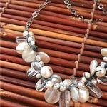 Silpada  Sterling Silver Pearl & Glass Beaded Oxidized Necklace. Photo 4