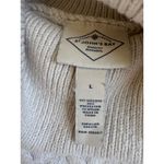 st. john's bay Women's Ivory Cable Knit Turtleneck Sweater Size L Photo 3