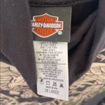Harley Davidson Shirt Sheer Sleeves Mock Turtle Neck Pig Trail Arkansas Black Size undefined Photo 4