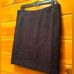 Laundry by Shelli Segal  Black & Silver Skirt Women’s Size 8. Photo 0