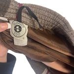 Summit Too Vintage 90s Women's Size 32 Wool Academia Plaid Maxi Skirt Brown Photo 4