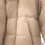 Tahari NWT  Rib Quilt Tan Puffer Jacket XL Photo 4