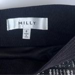 Milly  Les Femmes Mod‎ Faces Multicolor Jacquard Full Back Zip Mini Skirt Size 6 Photo 11