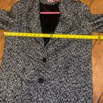 New York GIRL NY Girl black white wool blend jacket coat vintage sz 14 2 button Photo 7