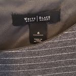 White House | Black Market  Dress Size 4 Slimming Wrap Waist Shimmer Striped Photo 1