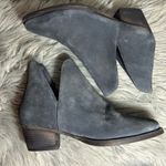 Free People  Charm Suede Ankle Boot Blue Size 37 Photo 7