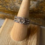 IP Dark & Light Brown Stainless Steel CZ Ring size 8 Photo 4