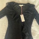 Love Shack Fancy  Athala Mini Dress Black Photo 3