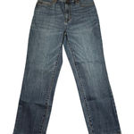 Lands' End Classic Straight Leg Medium Wash Women's Denim Jeans Casual Comfort Photo 0