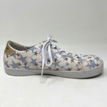 OTBT  Shoes Court In Star Blue Gold‎ Leather Lace Up Sneakers Comfort Size 6.5M Photo 6