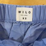 WILO THE LABEL Women's Light Blue Nylon Cargo Pants Drawstring Ankle Size XS Photo 5