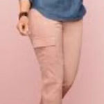 Talbots Khaki Slim Cargo Pants/Chinos Size 6 Photo 0