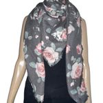 LC Lauren Conrad Lauren Conrad Floral Blanket Scarf Photo 0