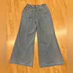 Cider  Closets Happy Hour Wide-Leg Jean Pants with Drawstring Sz L Photo 2