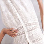 Love Shack Fancy NWT Minka Heritage Maxi Dress in True White Size 12 Photo 3