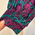 Pendleton Vintage Country Sophisticates by  Blouse Art To Wear Floral Teal Size 8 Photo 6