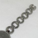 Ellen Tracy  silver tone women’s watch 30mm quartz analog rhinestones running Photo 6