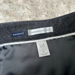 Gap Vintage Y2K Sz 2 European Fit Italian Wool Felted Mini Skirt Gray Photo 2