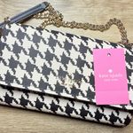 Kate Spade  Houndstooth Crossbody with Gold Chain Photo 5