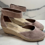 Rockport NWOB Women's Blush Suede Marah Sandals Sz 9 Espadrille Comfort Pink Photo 0