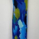 Pretty Little Thing Blue and Purple Pleated Dress Beach Cover up NWOT Photo 0