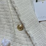 Classic Six Katharine Blazer in Ivory Tweed Size 0 Photo 2