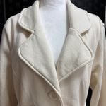 Jones New York Sport Belted Peacoat Womens XXL Cream Preppy Classic Minimalist Photo 6
