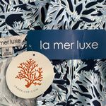 La mer luxe Fonda Stylish Blue, and White long Blouse Blue Size M Photo 13