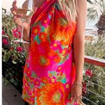 Show Me Your Mumu Jasmine Tie Floral Mini Dress in Miss Malibu XL Photo 0