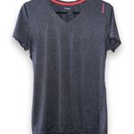 Reebok Women’s Athletic Tee Grey & Apricot PlayDry Short Sleeve Shirt Size Large Photo 0