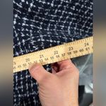 Cotton On  blue and white tweed shirt jacket with a tan lining. Size M oversized Photo 5